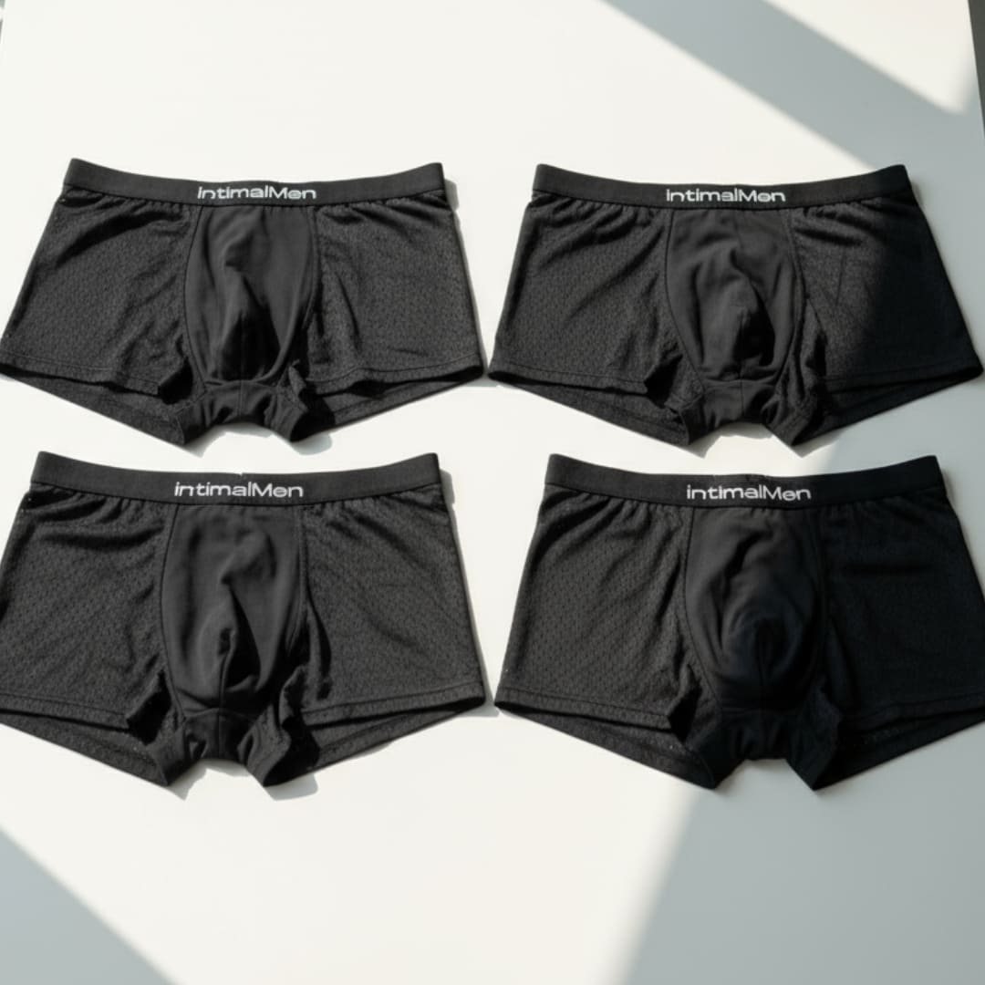 KIT 4 BOXERS EN FIBRE DE BAMBOU + TONDEUSE ÉLECTRIQUE 3 EN 1 POUR HOMMES.