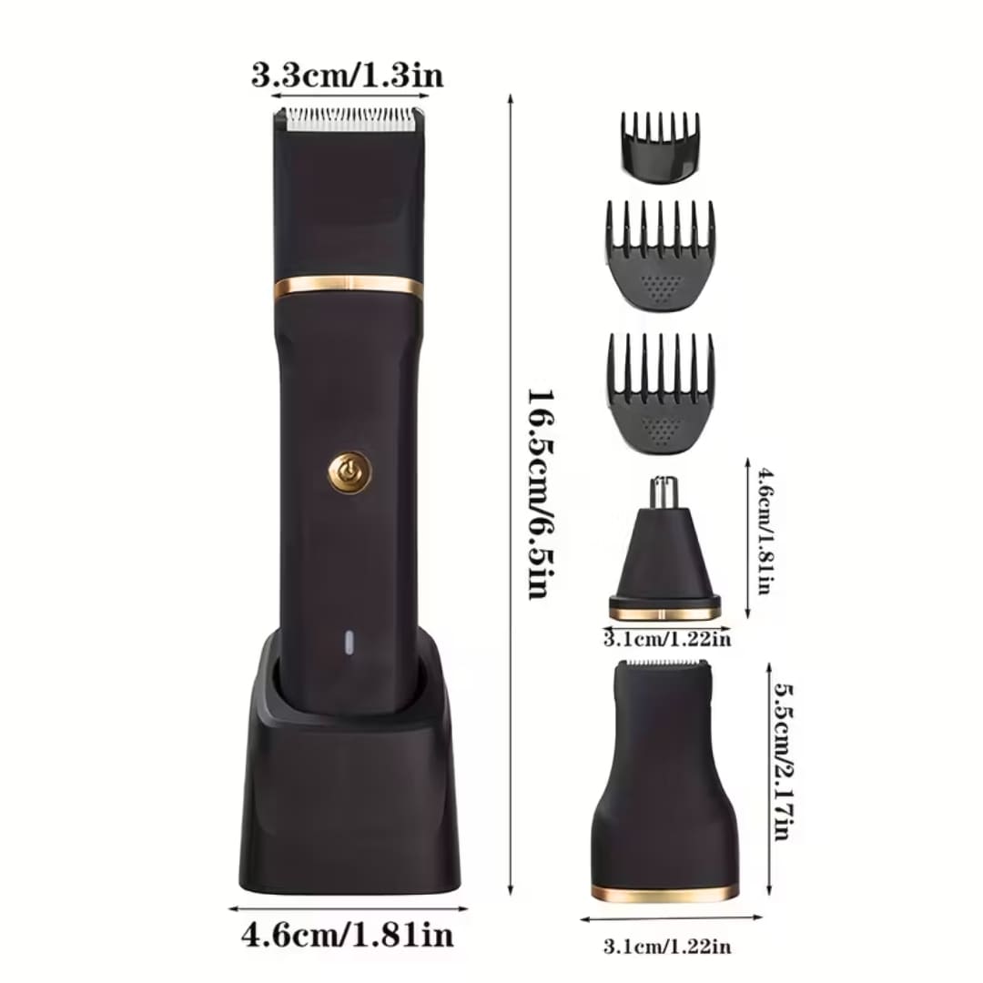 TONDEUSE ÉLECTRIQUE 3 EN 1 POUR HOMMES.