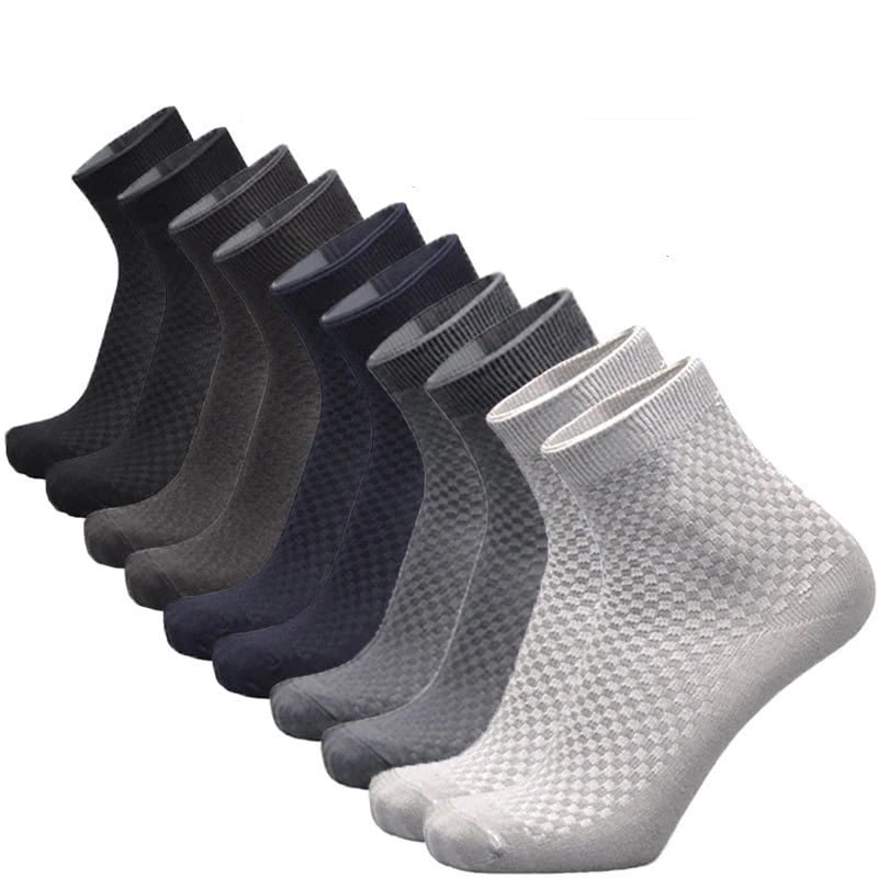 CHAUSSETTE EN FIBRE DE BAMBOU - 10 PACK