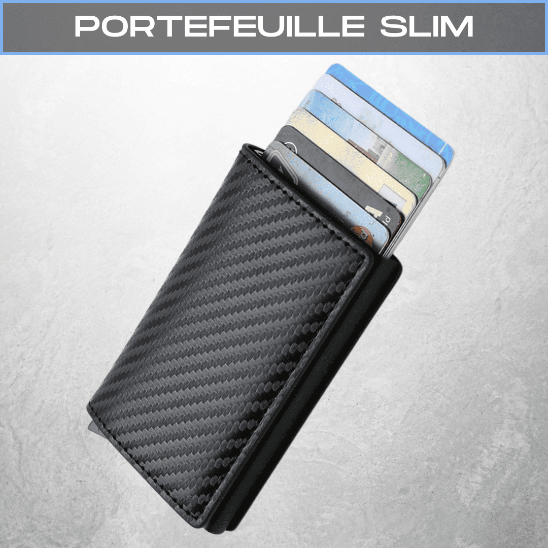 KIT 4 BOXERS EN FIBRE DE BAMBOU + PORTEFEUILLE SLIM + MONTRE TOUT EN NOIR