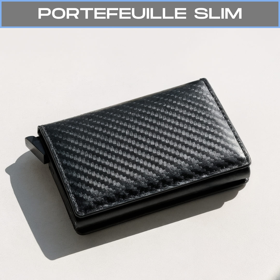 KIT 4 BOXERS EN FIBRE DE BAMBOU + PORTEFEUILLE SLIM + MONTRE TOUT EN NOIR.