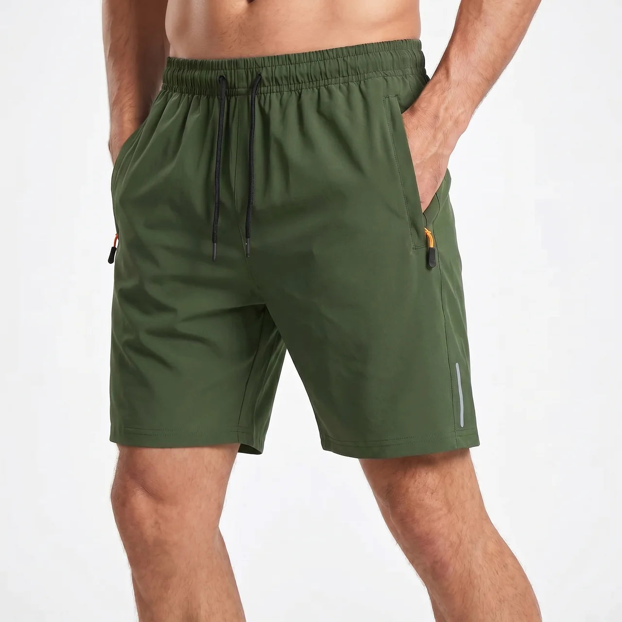 Bermuda Infroissable en Soie Glacée pour Homme