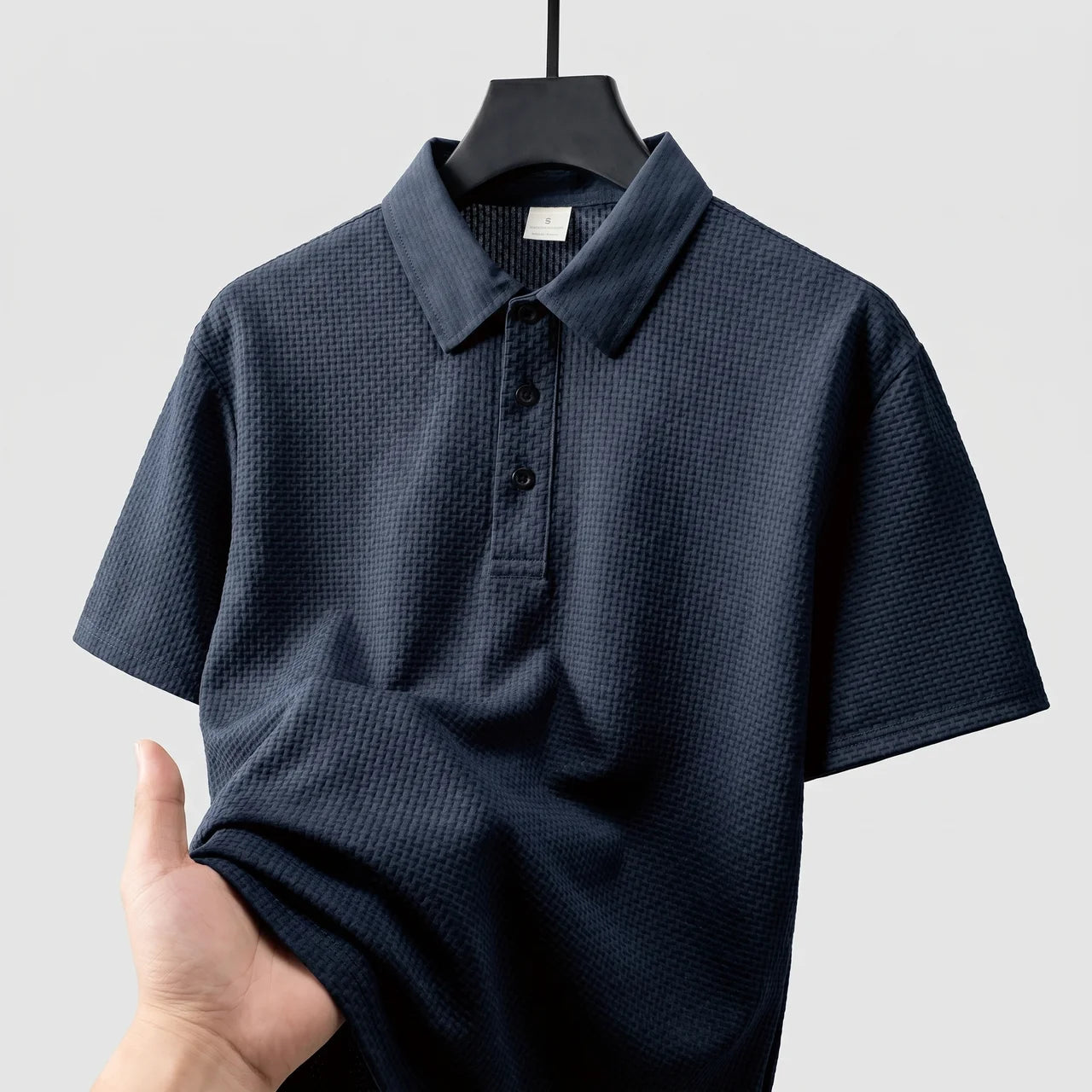 Chemise Infroissable en Soie Glacée pour Homme