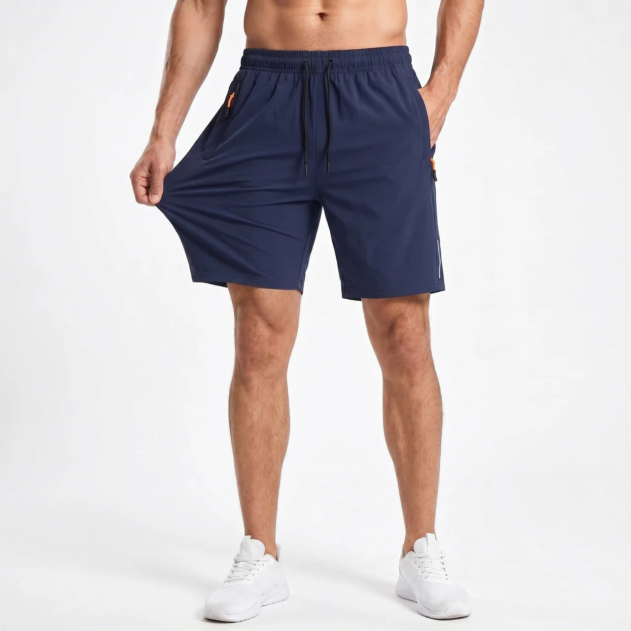 Bermuda Infroissable en Soie Glacée pour Homme